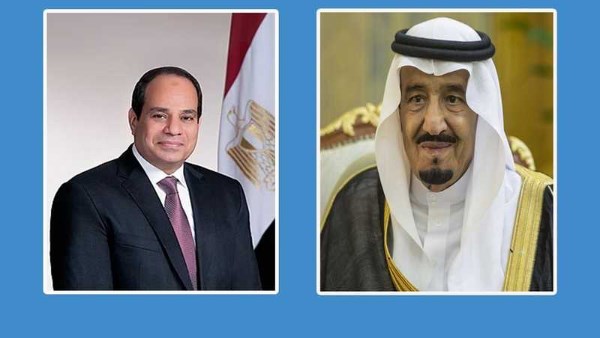 خادم الحرمين الشريفين والرئيس السيسي
