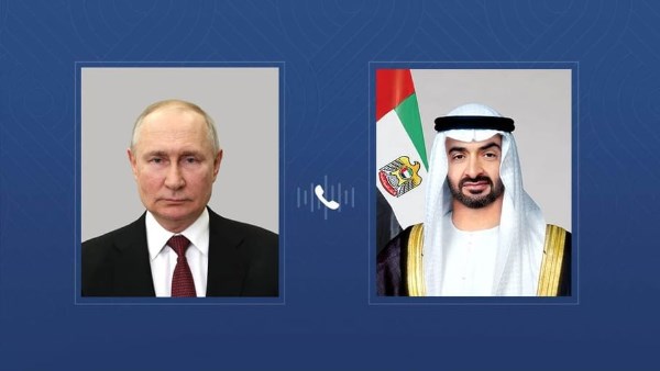 رئيسا الإمارات وروسيا 
