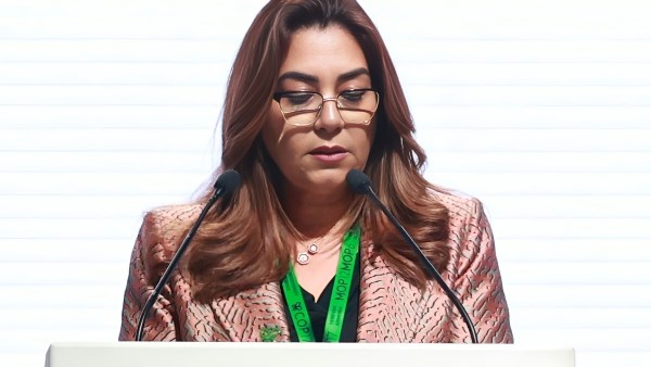 وزيرة التنمية المحلية والبيئة تلقي كلمة مصر بقمة قادة العالم من أجل الطبيعة بأرمينيا