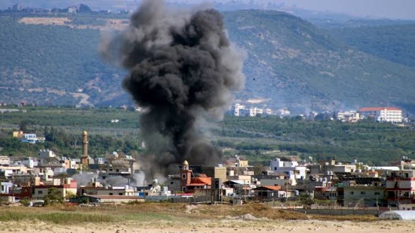 قصف إسرائيلي لقرى لبنانية- صورة أرشيفية