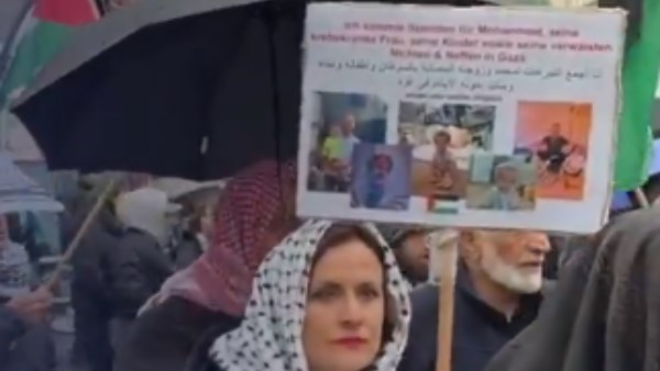 مظاهرات في برلين لدعم الشعب الفلسطيني
