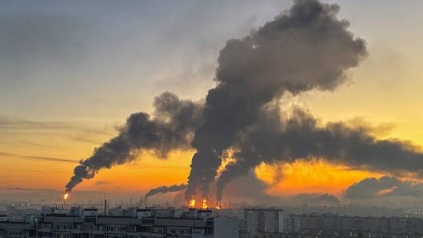 غارات ضد مواقع نفطية- حرب أوكرانيا