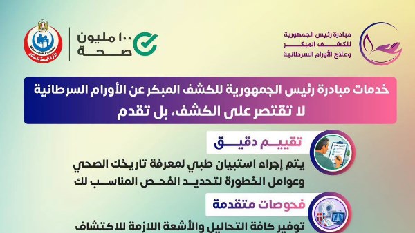  مبادرة الكشف المبكر عن الأورام السرطانية 