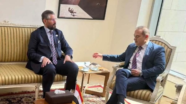 السفير الليبي يبحث مع الخارجية المصرية تسريع خدمات الجالية