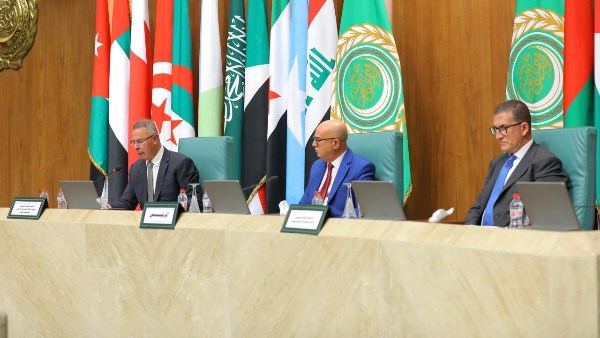 جانب من الاجتماع غير العادي لمجلس الجامعة العربية 