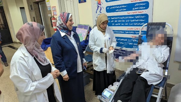 تمريض دمنهور تنظم حملة للتبرع بالدم
