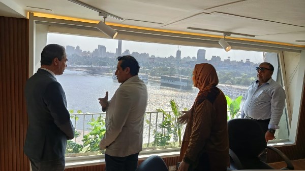 المسلماني يتفقد استديو "فاتن حمامة" بماسبيرو قبيل الافتتاح