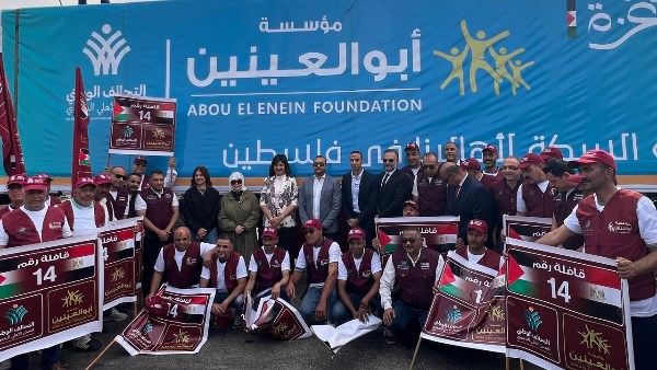 قوافل إغاثية إلى غزة