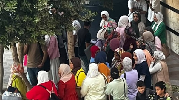 إضراب في مدرسة خاصة بالمعادي