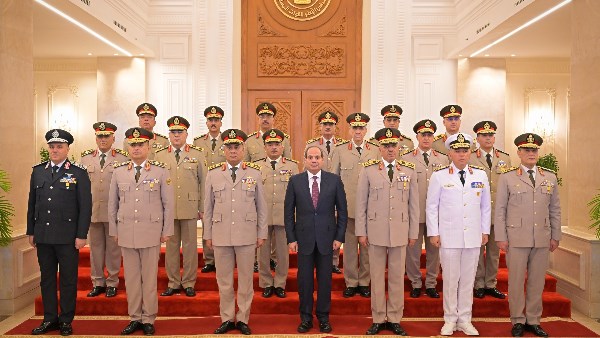 لقاء الرئيس السيسي مع المجلس الأعلى للقوات المسلحة