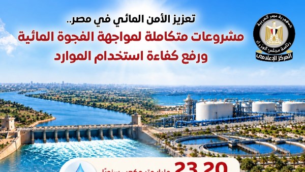 صورة للإنفوجواف الخاص بالمركز الإعلامي لمجلس الوزراء 