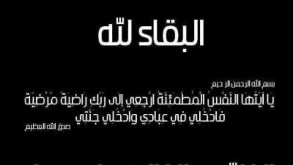 النائب محمد أبو العينين ينعي عمة النائب ضياء الدين داوود
