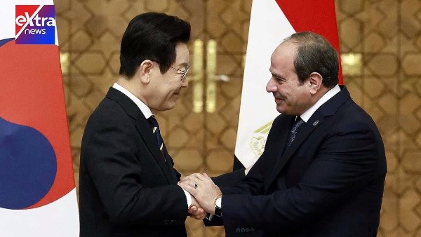 الرئيس السيسي والرئيس الكوري الجنوبي