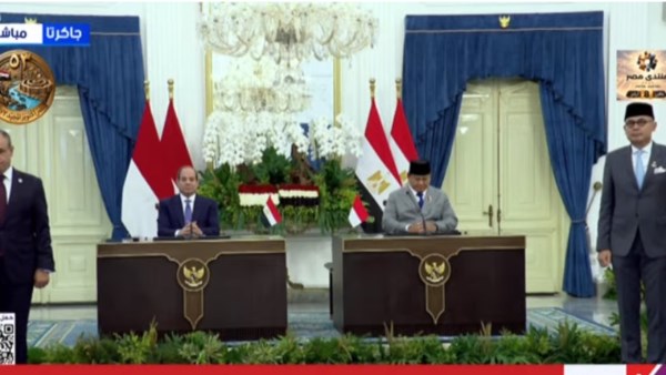 الرئيس السيسي ونظيره الإندونيسي