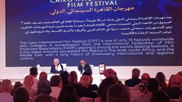 المؤتمر الصحفي لمهرجان القاهرة السينمائي 