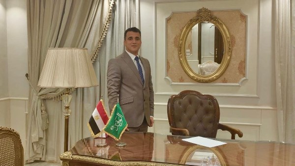 سيد طه فايز، نائب رئيس شباب حزب الوفد ومسؤول الاتصال السياسي لشؤون  وزارة الصحة بالوفد