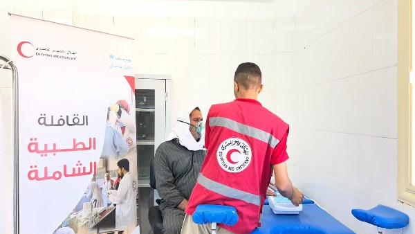 الهلال الأحمر: تقديم أكثر من 7,259 خدمة طبية لأهالي شمال سيناء خلال4 شهور الهلال الأحمر: تقديم أكثر من 7,259 خدمة طبية لأهالي شمال سيناء خلال4 شهور
