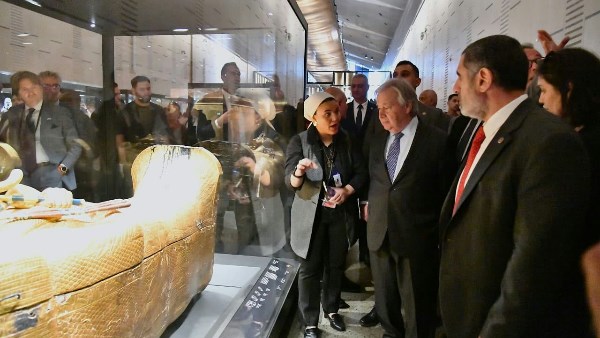 الأمين العام للأمم المتحدة يزور المتحف المصري الكبير