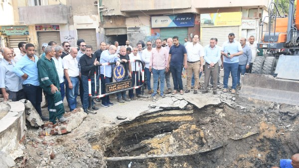 محافظ الفيوم يتفقد أعمال إصلاح خط مياه الشرب بمنطقة المدابغ محافظ الفيوم يتفقد أعمال إصلاح خط مياه الشرب بمنطقة المدابغ