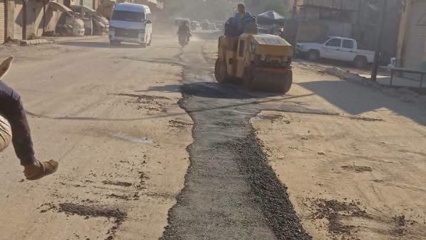 رصف وتطوير الشوارع