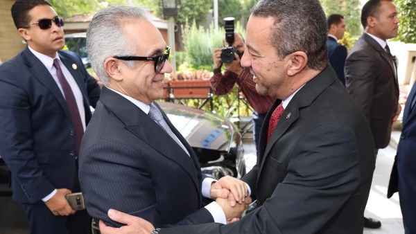 محافظ المنوفية ووزير العدل 