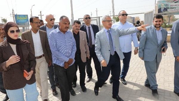 محافظ بني سويف يتفقد رفع كفاءة النُصب التذكاري للشهداء بحديقة الشلال