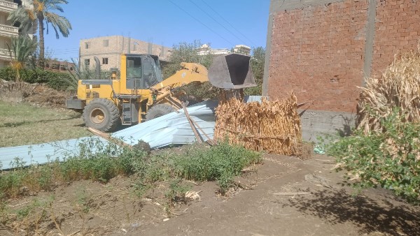 إزالة التعديات بأسيوط 
