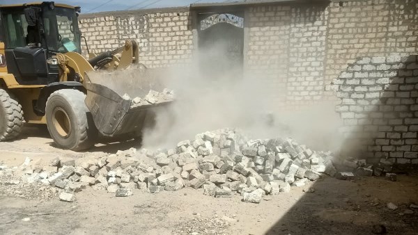 إزالة التعديات بأسيوط 