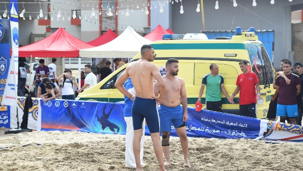 أبطال المشروع القومي للموهبة والبطل الأولمبي يحصدون 6 ميداليات في بطولة الجمهورية للمصارعة الشاطئية