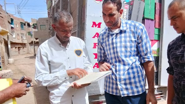 تحرير 27 محضرًا تموينيًا خلال حملة مكبرة بصدفا في أسيوط