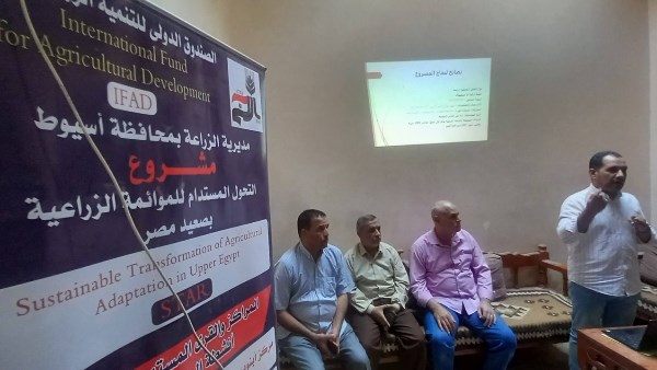 ندوة إرشادية ببني غالب لتعريف صغار المربين بدراسات الجدوى وآليات تمويل مشروعات تسمين العجول متناهية الصغر