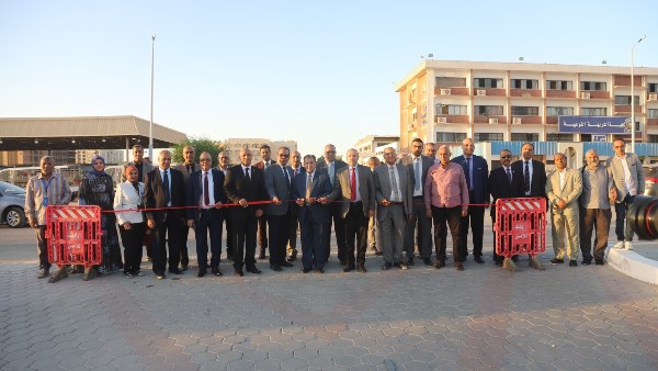 افتتاح طرق جديدة بجامعة قنا 