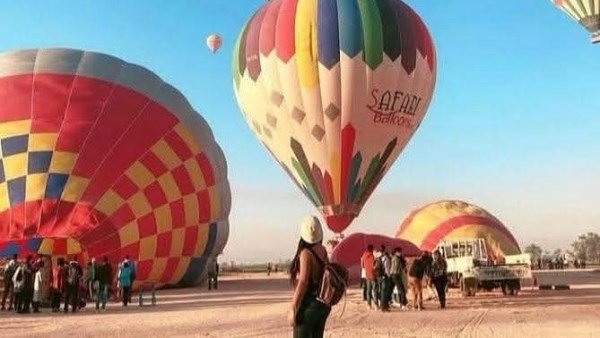 47 رحلة بالون تحلق فوق الأقصر وعلى متنها 1316 سائحا