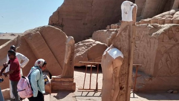 أسوان تستعد لتعامد الشمس.. أعمال ترميم وصيانة بمعبد أبو سمبل أسوان تستعد لتعامد الشمس.. أعمال ترميم وصيانة بمعبد أبو سمبل