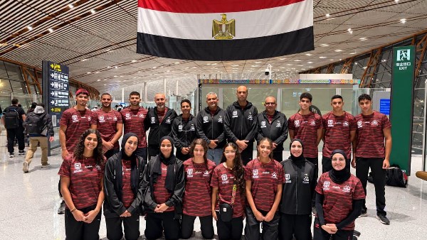 بعثة منتخب مصر للتجديف الشاطئي