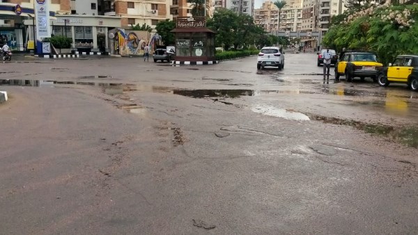 أمطار بالإسكندرية