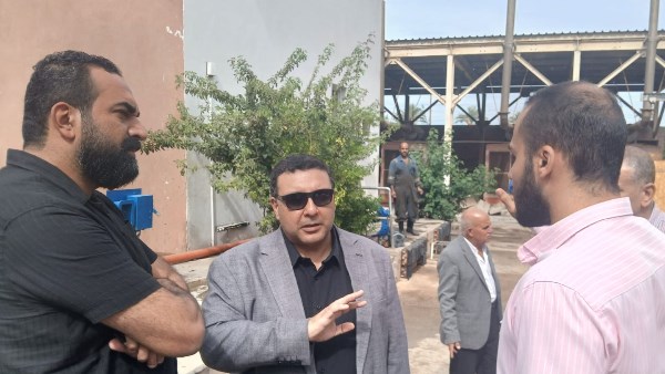 رئيس مياه القناة يتفقد جراج سيارات والورشة الميكانيكية المركزية ومحطة ابوعطوة الرئيسية