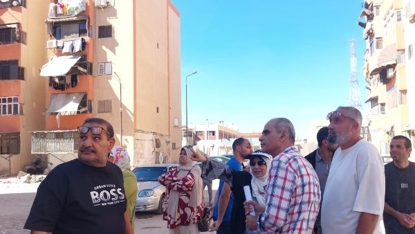 متابعة ميدانية للتأكد من جودة الأعمال المنفذة ورصد الملاحظات بمنطقة النصر بحي الضواحي