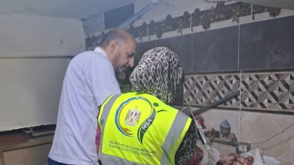 تغير ملحوظ في الخواص الطبيعية للحوم المضبوطة.. وإحالة الواقعة إلى النيابة العامة