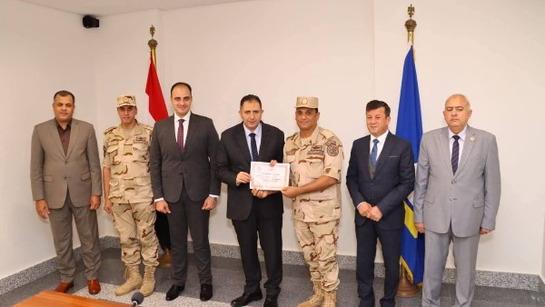 فوز كفر البطيخ في مسابقة أكفأ مدرسة تأسيس عسكري