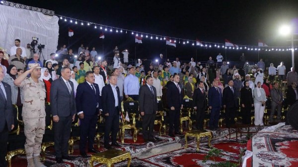 احتفاليه بالحديقة المركزية بمدينة دمياط الجديدة بمناسبة الذكرى الـ53 لانتصارات أكتوبر المجيدة