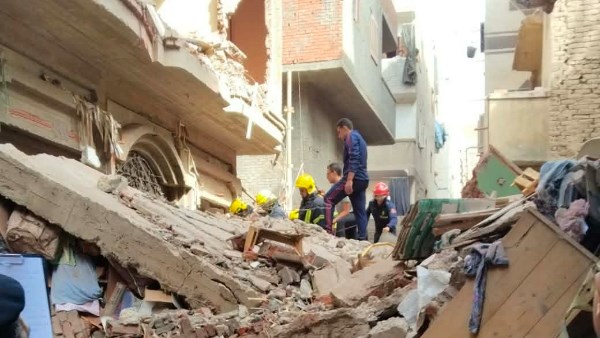 حادث انهيار منزل المحلة 