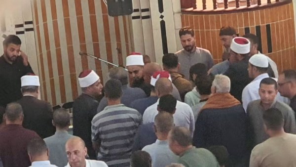 عزاء مشايخ الازهر الشريف لأسرة طالب الأزهر بالمحلة 