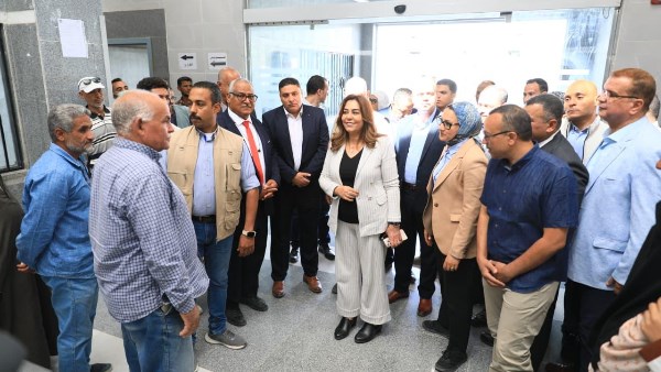جولة وزيرة التنمية المحلية والبيئة بالوادي الجديد 