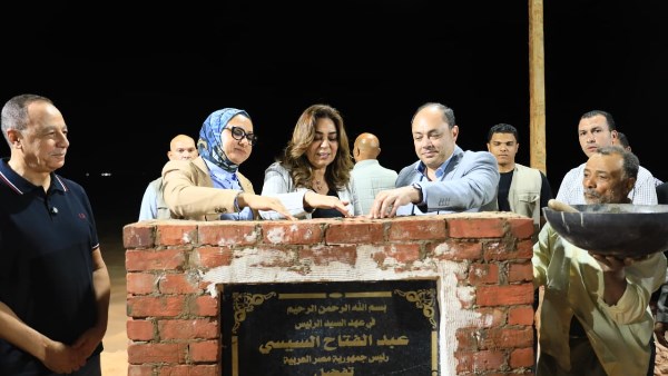 اوضع حجر اساس مجمع التمور بالوادي الجديد 