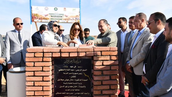 جولة وزيرة التنمية المحلية بالوادي الجديد 