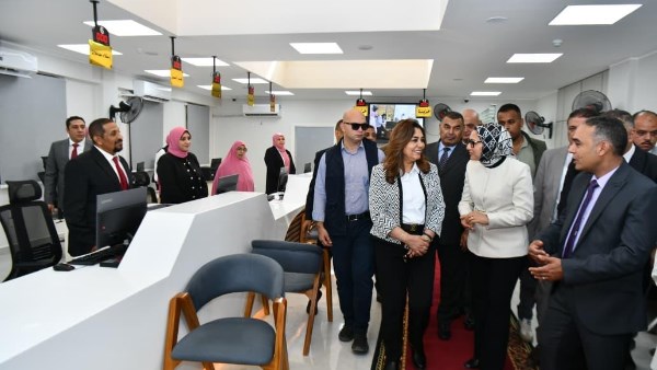 جولة وزيرة التنمية المحلية والبيئة بالوادي الجديد 