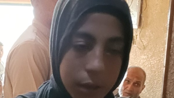 الطفلة الشاهد العيان على الحادثجاد