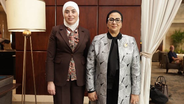 المستشارة أمل عمار تلتقي وزيرة التنمية الاجتماعية الأردنية لبحث تعزيز التعاون الثنائي في مجالات تمكين المرأة