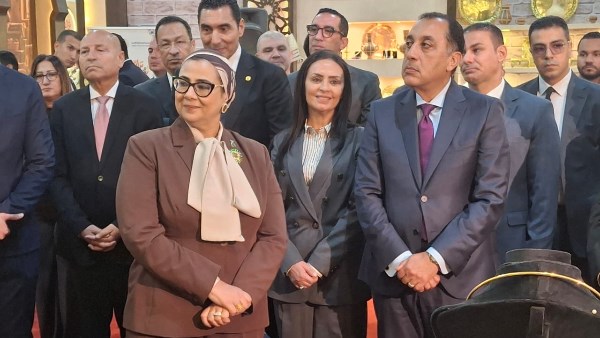 رئيسة المجلس القومي للمرأة تشهد افتتاح الدورة الثامنة من معرض تراثنا